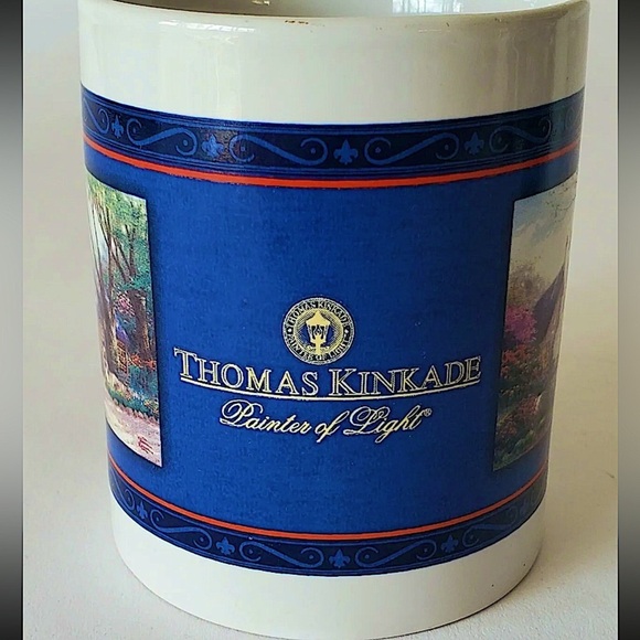 Thomas Kinkade Coffee Tea Mug Painter of Light Morning Glory Cottage 2003. - Picture 2 of 5